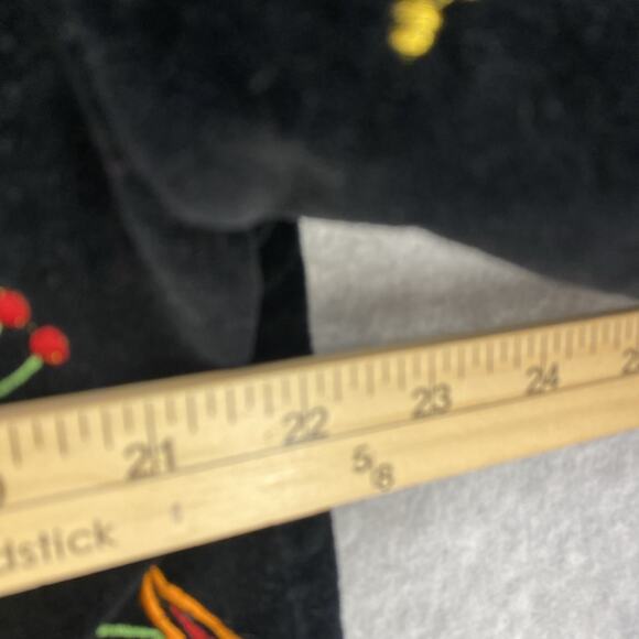 Vintage Velvet Jacket π Embroidered Boho Festival Style - Picture 8 of 10